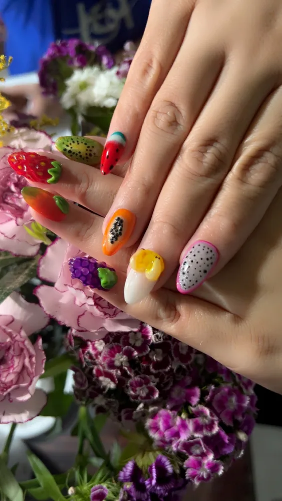 Frutas en relieve