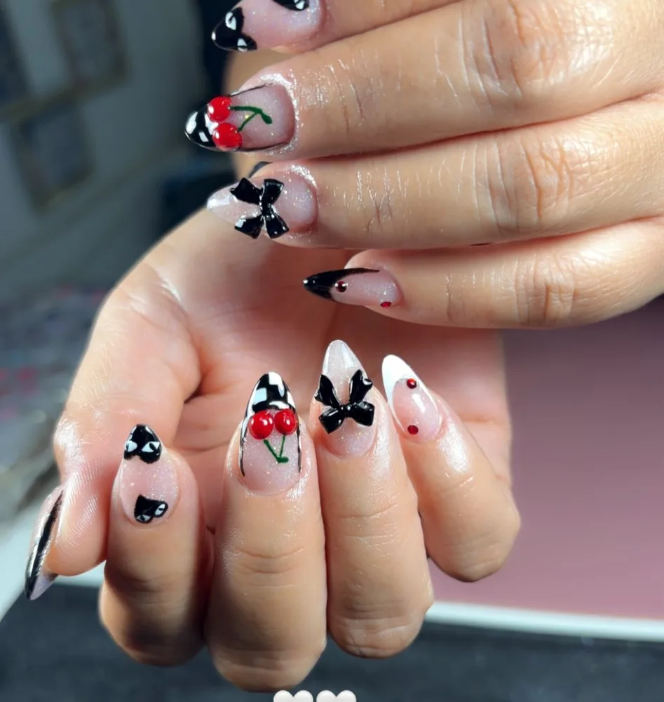 Moños y cerezas