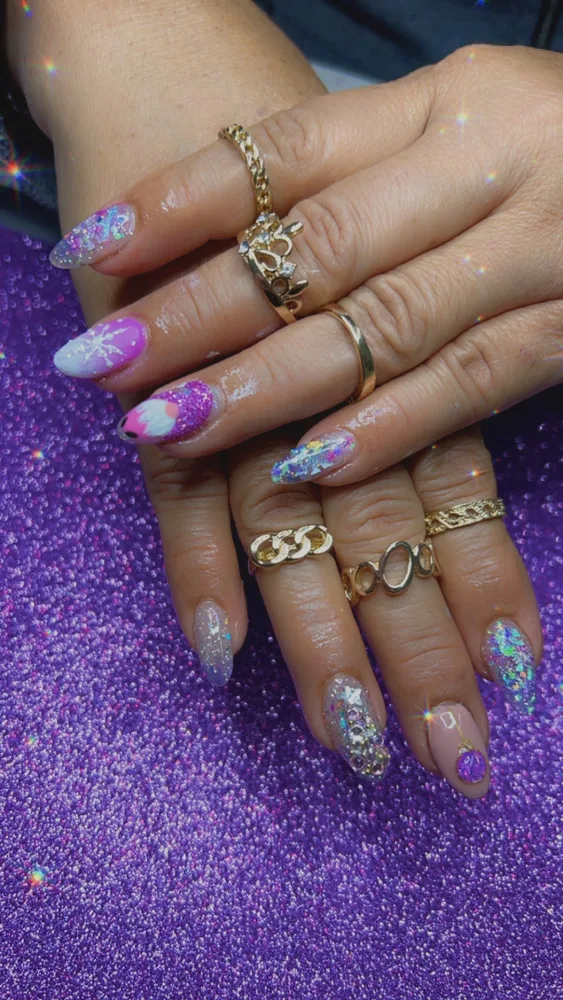 Brillos lilas